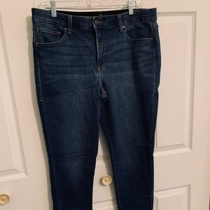 LULAROE DENIM JEANS, SZ 34, VGUC